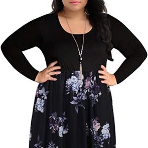 Nemidor women’s long sleeve maxi dress - size 24